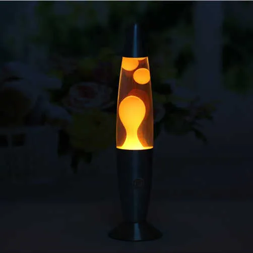 السائل الحمم البركانية مصابيح الليل الجدول أدى ضوء للمنزل Liquid Lava Lamps Night Table Led Light for Home