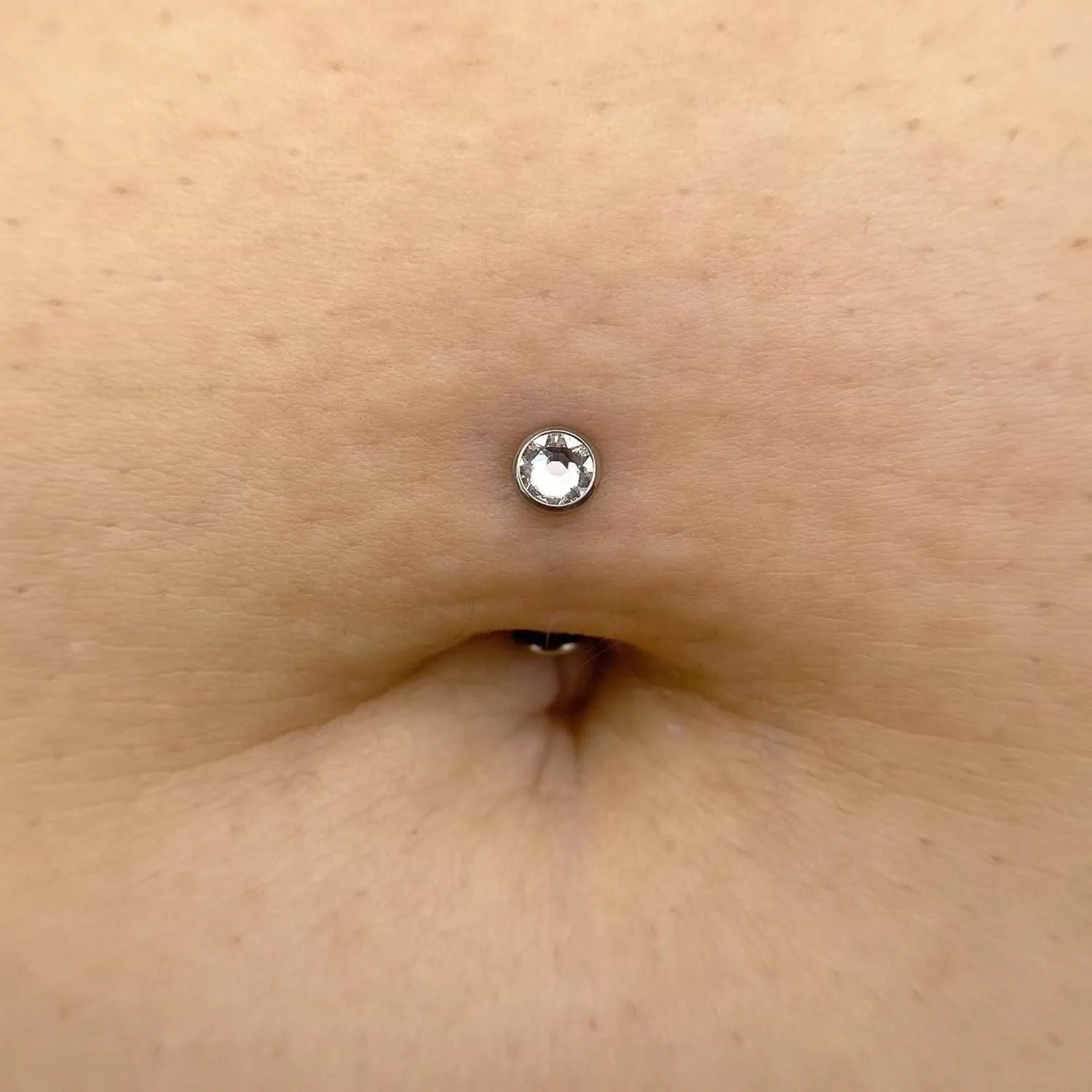 14G Titanium Internally Threaded Belly Button Ring  Hypoallergenic Floating Navel Piercing Jewelry, Lightweight Implant Grade Barbell for Women and Men, Secure & Comfortable Body Jewelry (16mm)