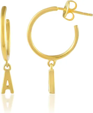 14K Gold-Filled Huggie Hoop Earrings | Hypoallergenic Dangle Earwire Hooks for Women