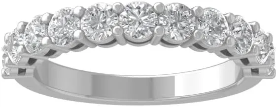14K Gold Round Diamond Wedding Band Ring (1 1/4 cttw, I-J Color, I2-I3 Clarity)