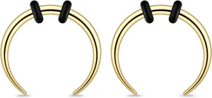 2/4 pcs Stainless Steel Nose Ear Rings Crescent Pincher Septum Taper Rings C Shape Buffalo Horseshoes Hoops Body Piercing Jewelry 10-18G