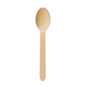 30x160mm Disposable Wooden Spoons for DIY/Home