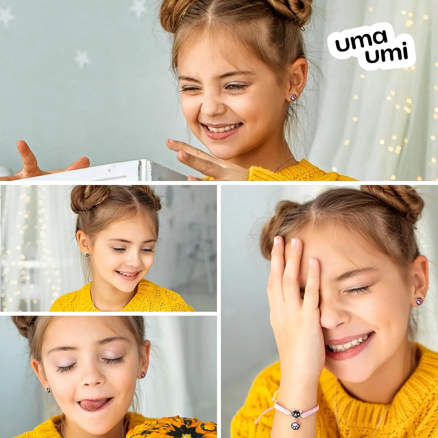 925 Heart Butterfly Star Unicorn Rainbow Cat Daisy Ladybug Dog Bunny Dance Birt Fox Angel Cloud Banana Tiger Animal Donut Stud Earrings for Baby Girls Kids 925 Sterling Silver Hypoallergenic Rhodium