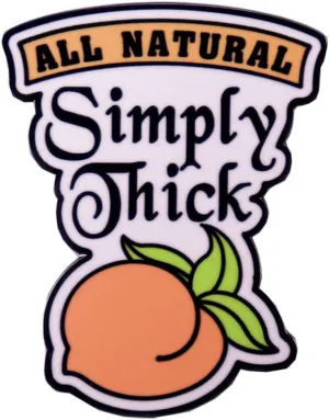 All Natural Simply ... Enamel Pins Funny Lapel Pin Brooch Clothing Backpack Badges Fashion Accessories Gift