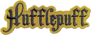 Ata-Boy Harry Potter Patch, Hufflepuff Script Iron On Patches - Harry Potter Gifts & Merchandise
