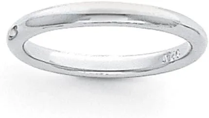 Bonyak Jewelry Platinum 3mm Lightweight Comfort-Fit Wedding Band Size 11 Intricate