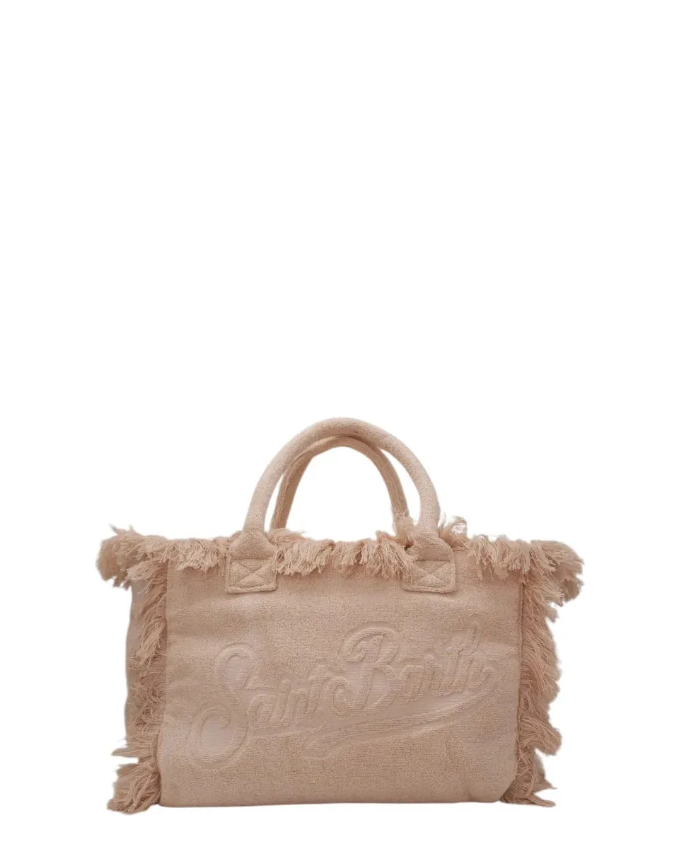 Borsa Vanity in spugna terry