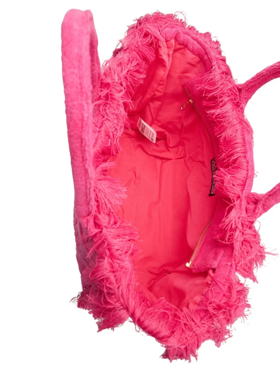 Borsa Vanity in spugna terry