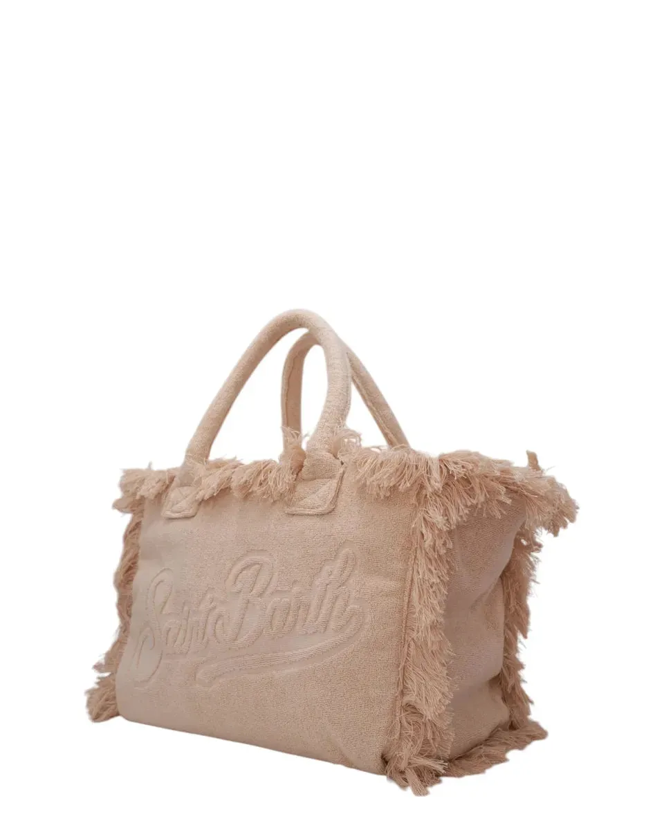 Borsa Vanity in spugna terry