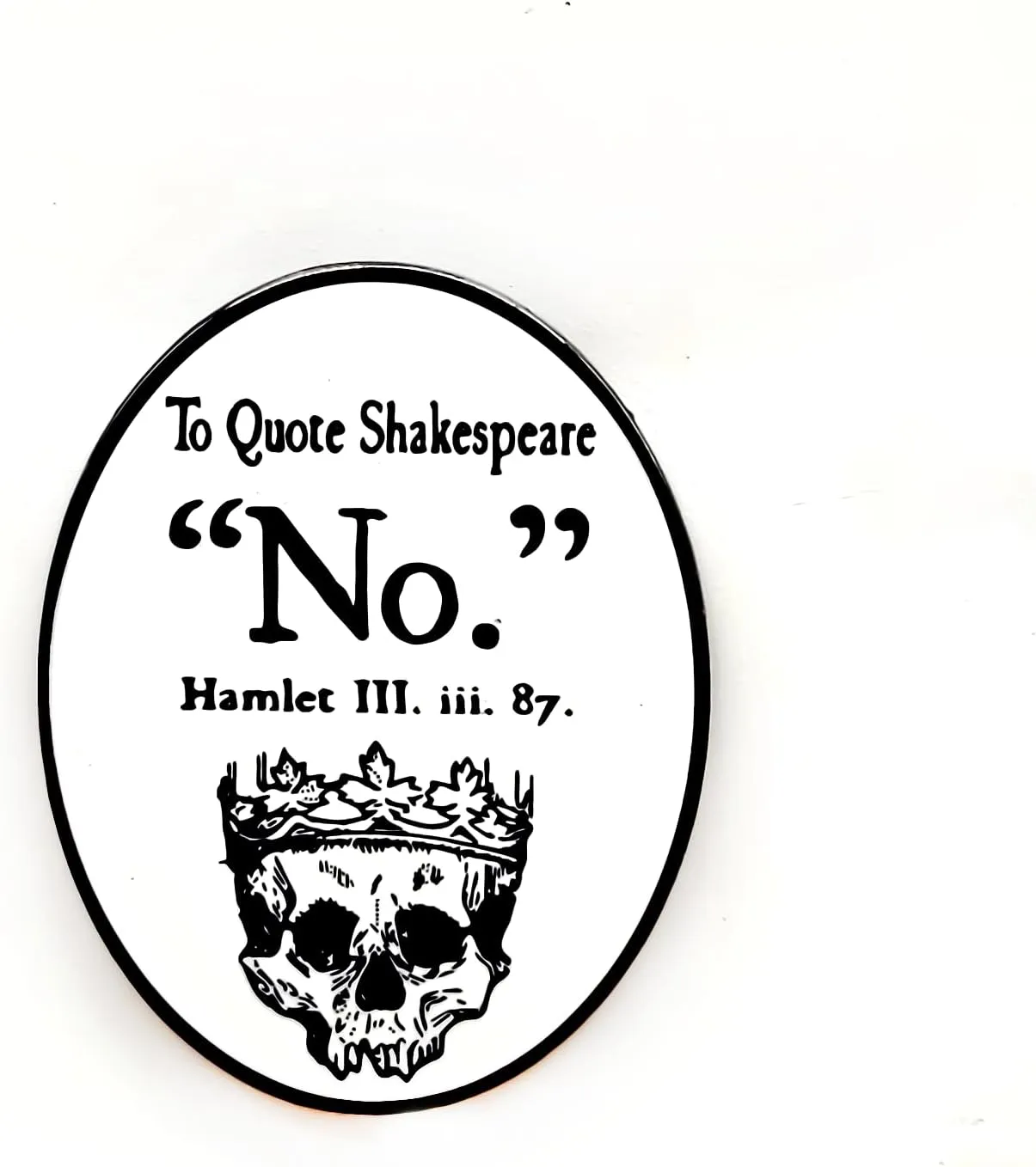 Classic Literature Enthusiast Badge Pin - Literature Series - Enamel Lapel Pin - Plated Badge for Clothing, Bags, and Lanyards