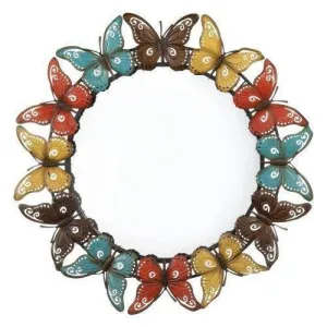 Colorful Butterfly Wall Mirror (pack of 1 EA)