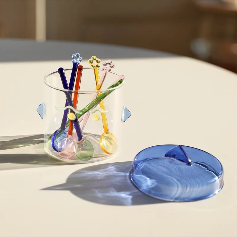Daisy Glass Spoon | Set of 4
