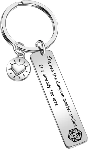 Dungeon Master Jewelry Gamer Gift Gamer Keychain Dungeon Master Fan Gift Dungeon Master Fan Keychain Dungeon Master Keychain Dungeon Master Gift Dungeons Geek Jewelry Gamer Jewelry