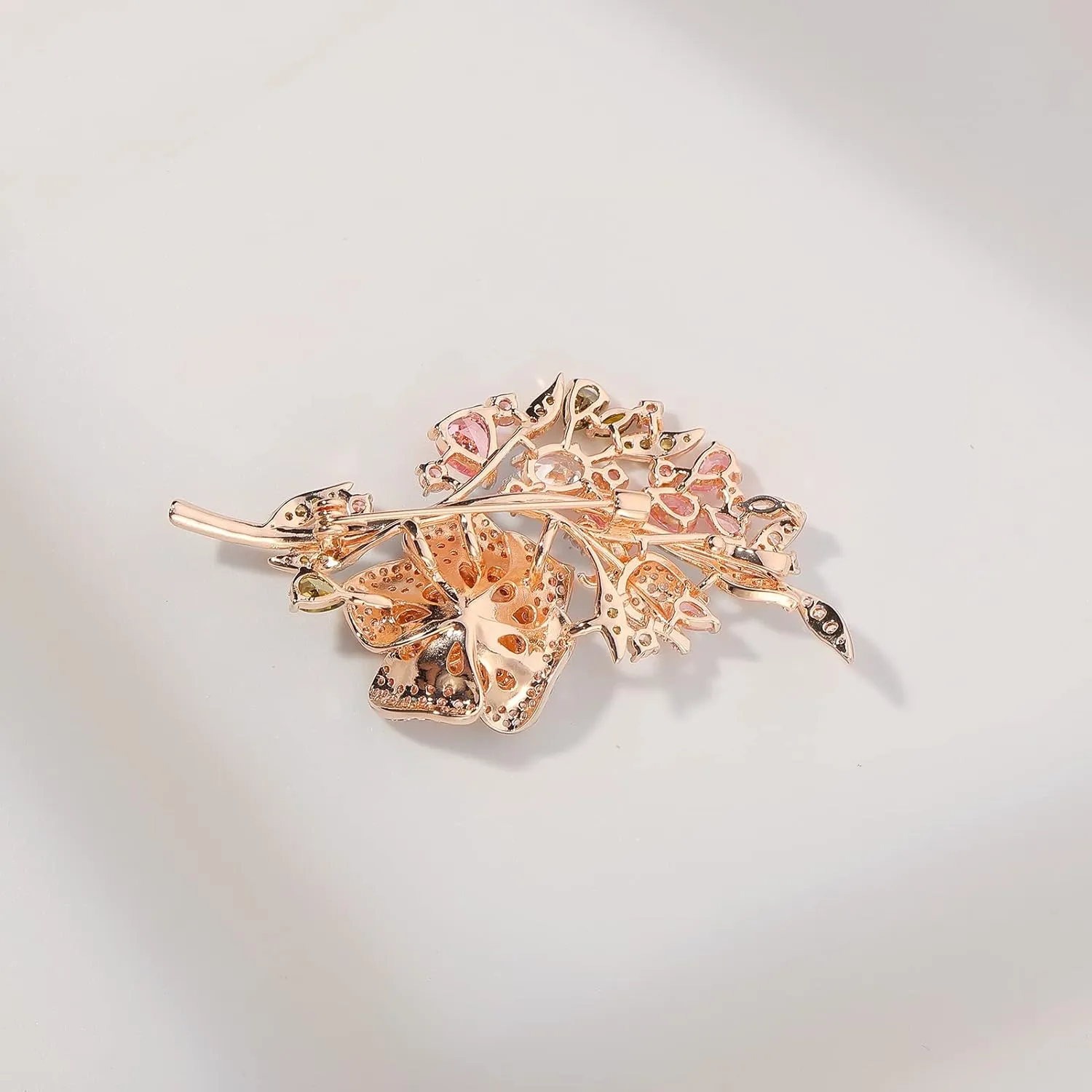 Floral Series Brooch Jewelry For Woman Fashion, Large Costume Broches & Pins Christmas Gift