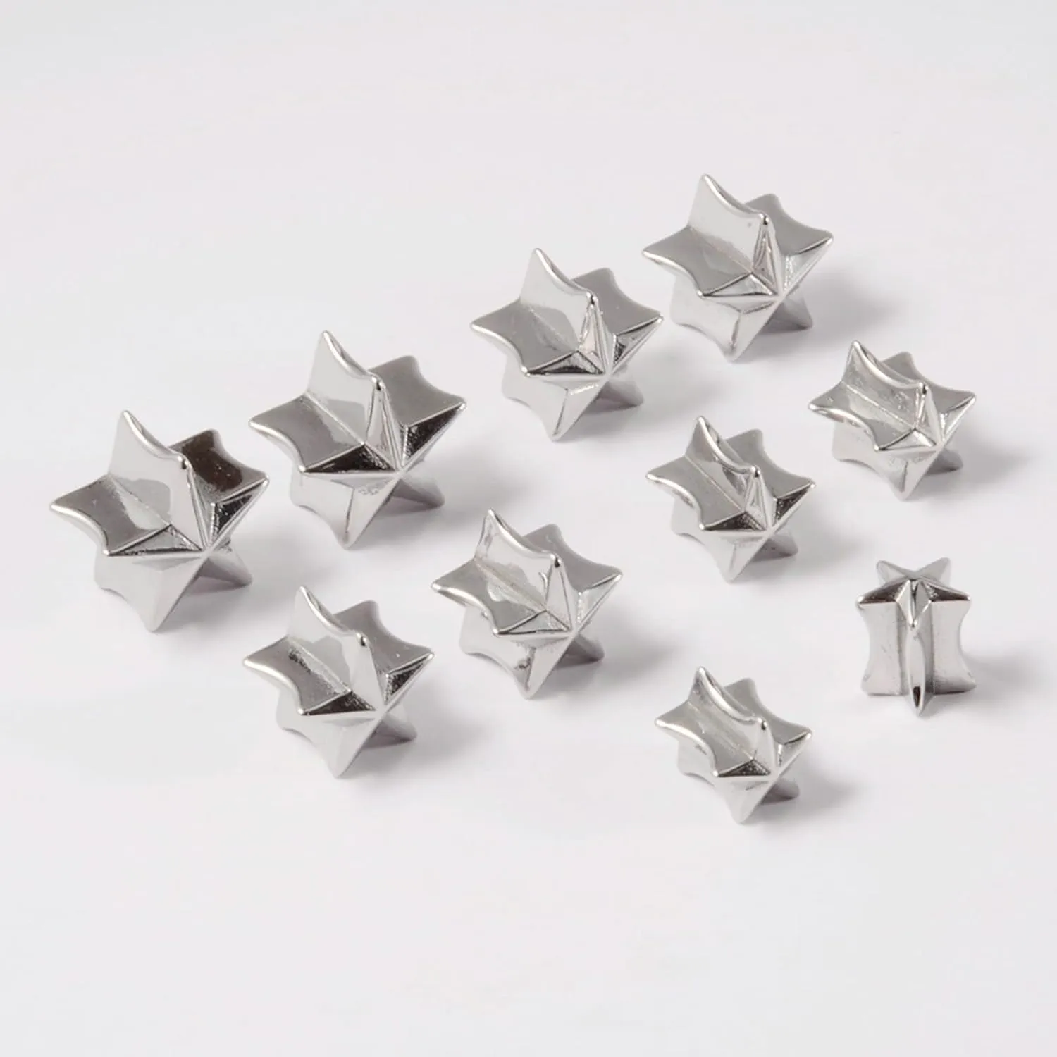Gauge Tunnels, 2PCS Surgical Steel Ear Plugs Gauges Solid Star Tunnels For Ears Piercing Jewelry