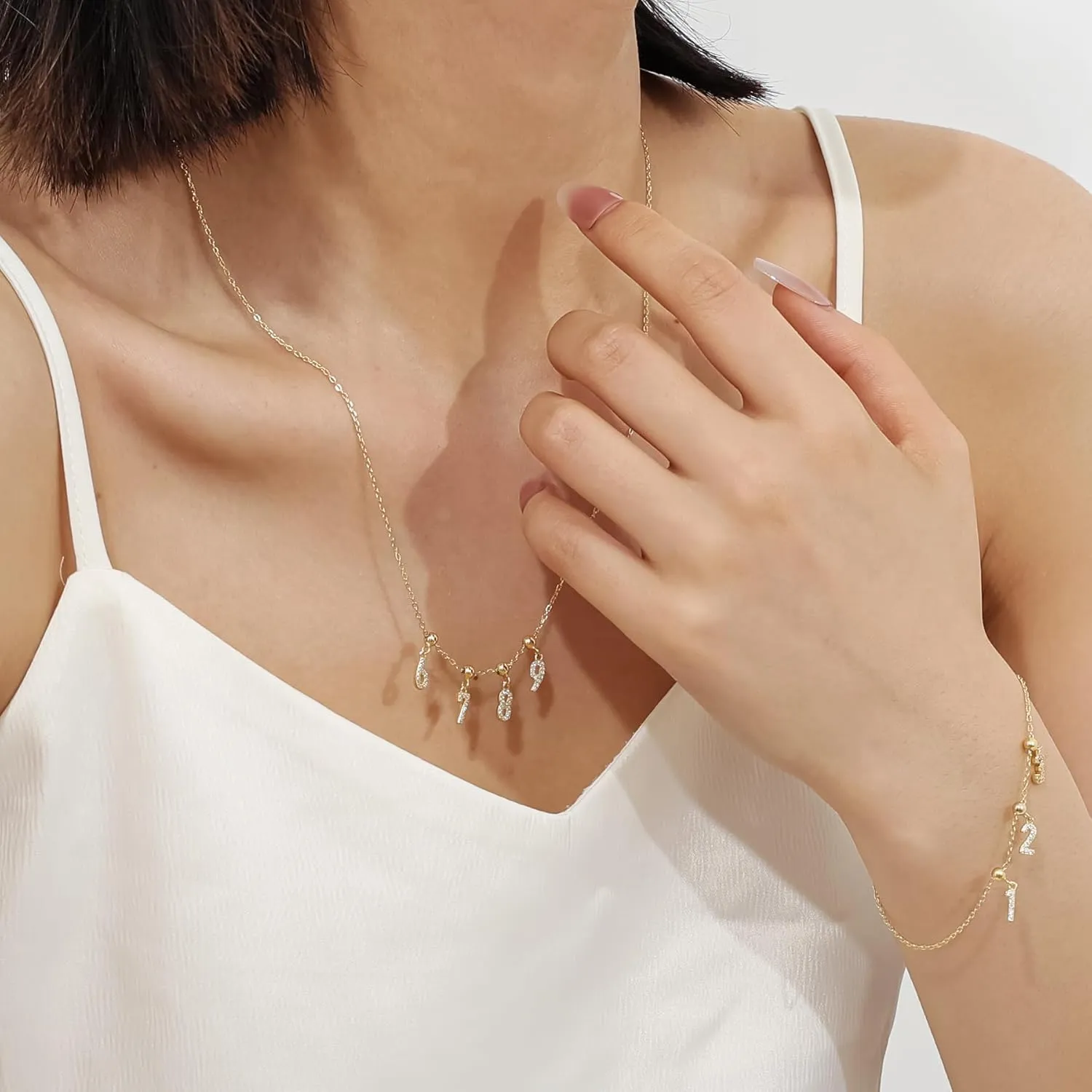 Gold Lnitial Necklace For Women 925 Silver Plated With 14k Gold And Zircon Gold Necklace For Women Unique DIY Design Personalized Letter Necklace Gift