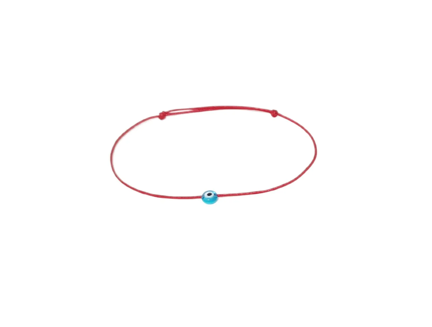 Hand Made EVIL EYE Bracelet Light Blue Eye Red String Bracelet Amulet Kabbalah Protection Birthday Friendship Good Luck Lucky Charm Healing Anxiety Couple Women Men Teenagers