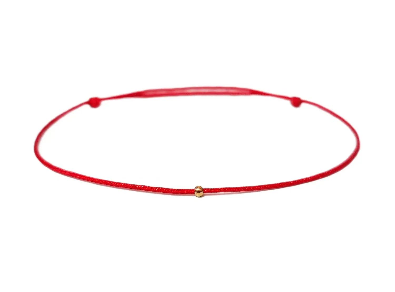 Hand Made Genuine 24K SOLID GOLD Red String Bracelet Amulet Kabbalah Red String Of Fate Protection Birthday Gift Good Luck Friendship Healing Anxiety Bracelet Healing Anxiety Couple Women Men Teenager