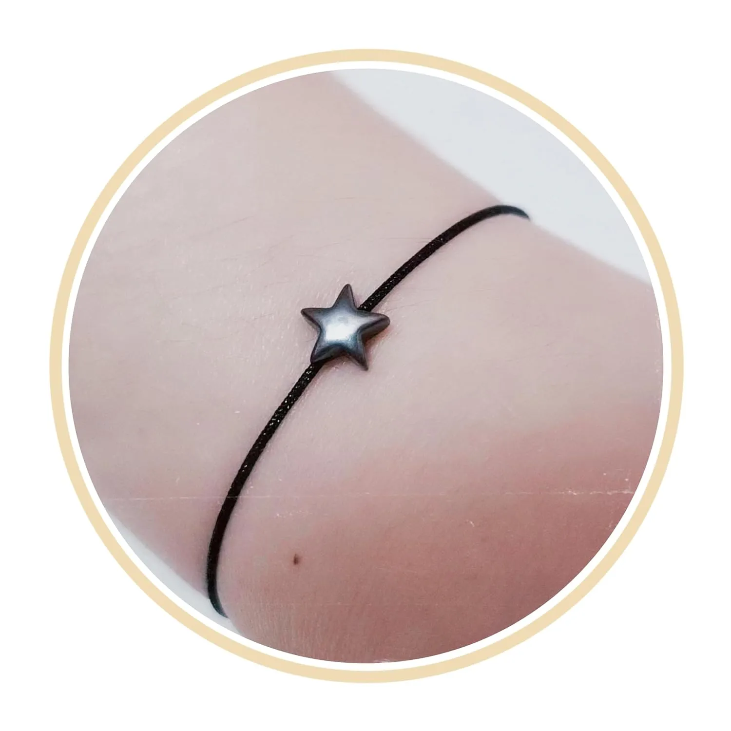 Hand Made Hematite Star Red String Bracelet Make A Wish Amulet Kabbalah Red String Of Fate Protection Birthday Gift Good Luck Friendship Lucky Couple Women Men Teenager Natural Stone Healing Anxiety