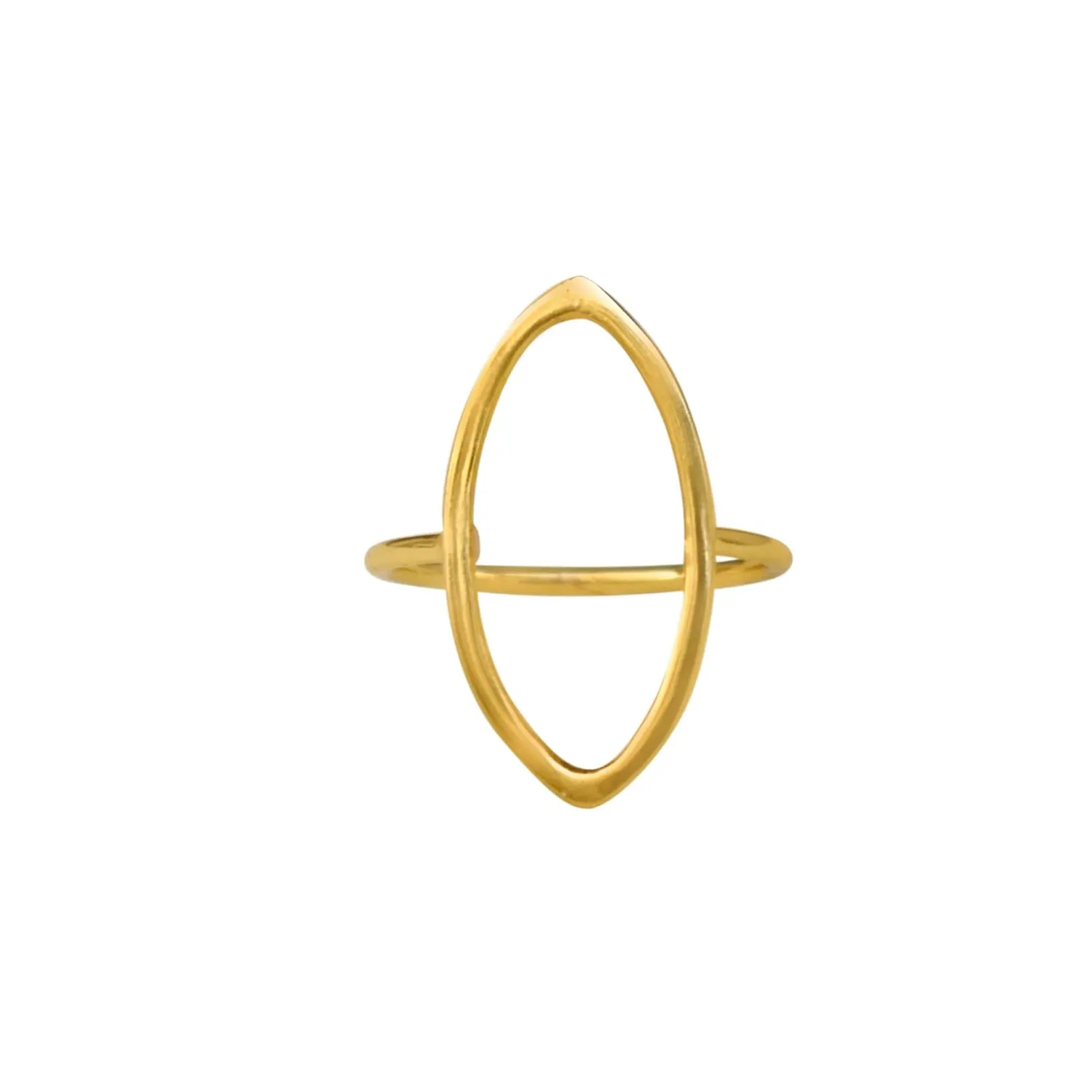 Marquise Shape Adjustable Bar Ring,Brass Gold Ring,Promise Ring,Handmade Fashion Ring For Women And Girls