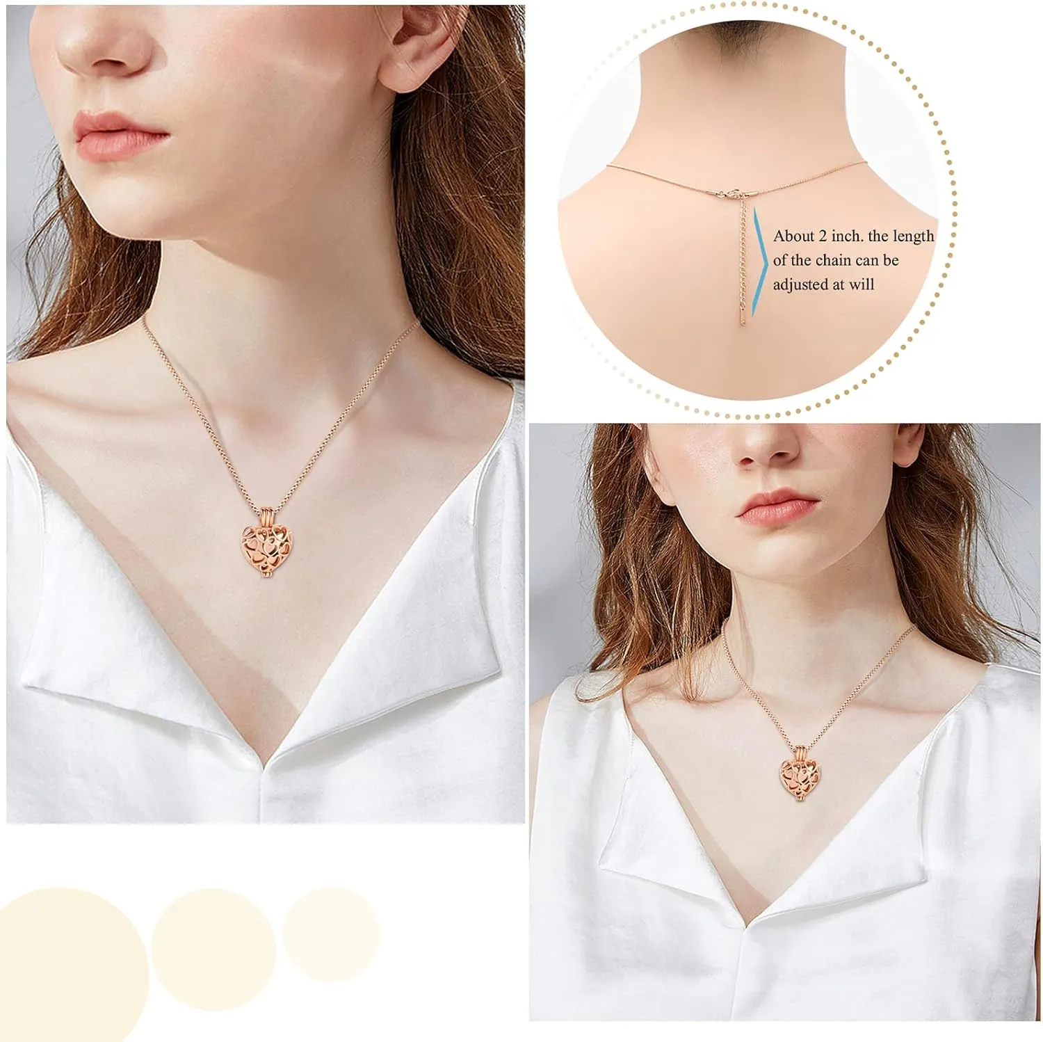 Memorial Cremation Jewelry Eternal Heart Cremation Locket Necklace With Mini Urn Jewelry For Ashes Of Loved Ones Keepsale Pendant