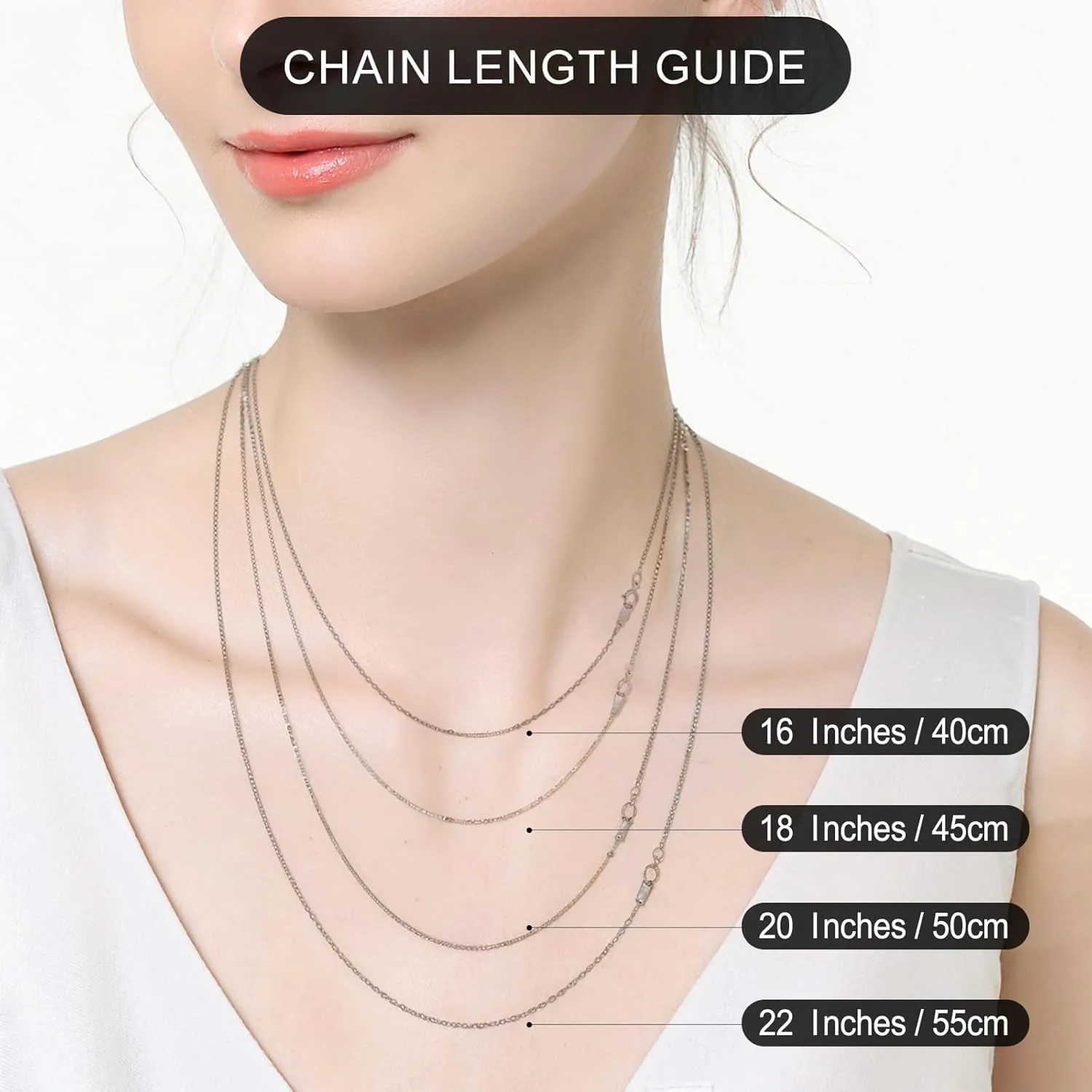 Milan Chiva Gold Pendant Necklace for Women 14K Dainty Charm Statement Chain Jewelry