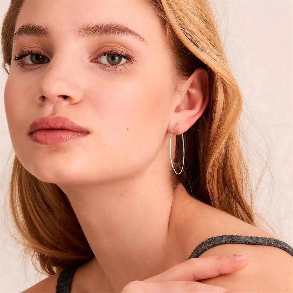 Minimalist Super Thin Wire 925 Sterling Silver Small Hoop Earrings for Women Teen Little Dainty Basketball Huggie Round Circle Hoops Hypoallergenic Hooped Fashion Jewelry Gifts Bff Daughter Her