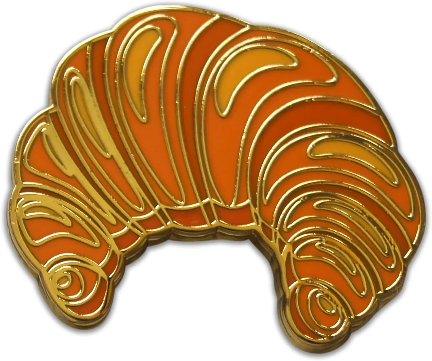 Novel Merk Bread Baker & Croissant Patisserie Chef Lapel Pin, Hat Pin & Tie Tack Set with Clutch Back