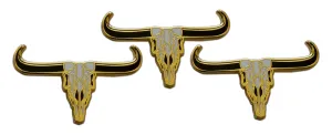 Novel Merk Cowboy & Rancher  Icons Lapel Pin, Hat Pin & Tie Tack Set - with Clutch Back