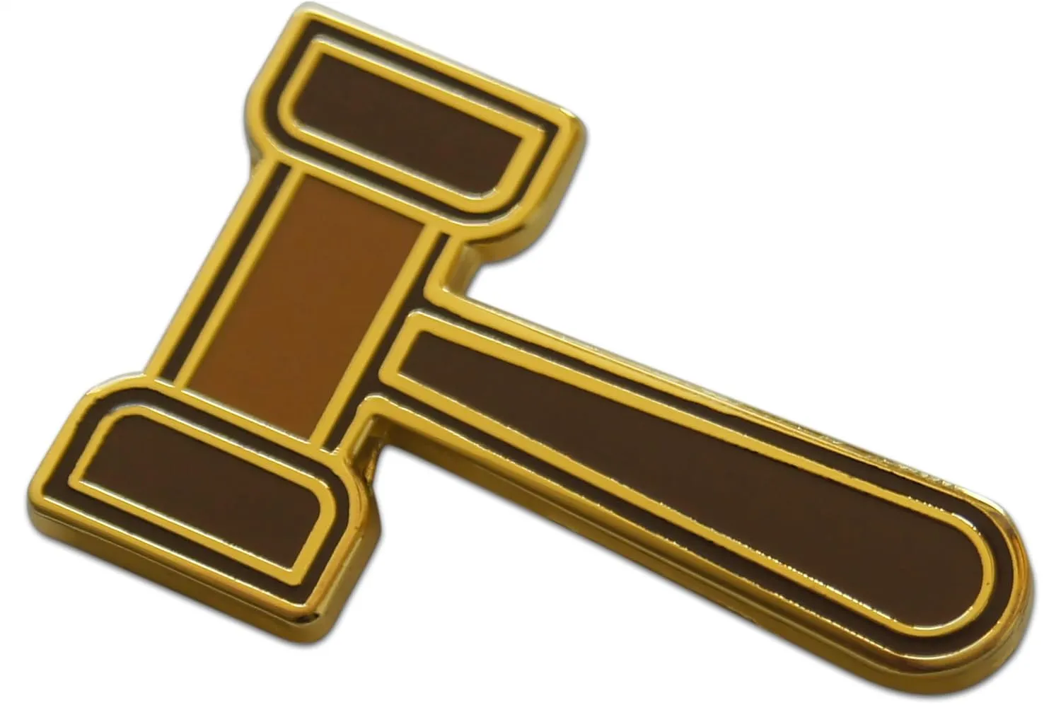 Novel Merk Lawyer & Judge  Icons Lapel Pin, Hat Pin & Tie Tack Set - with Clutch Back