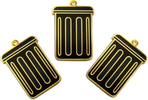 Novel Merk Sanitation & Garbage Man Pride  Trash Can Lapel Pin, Hat Pin & Tie Tack Set with Clutch Back