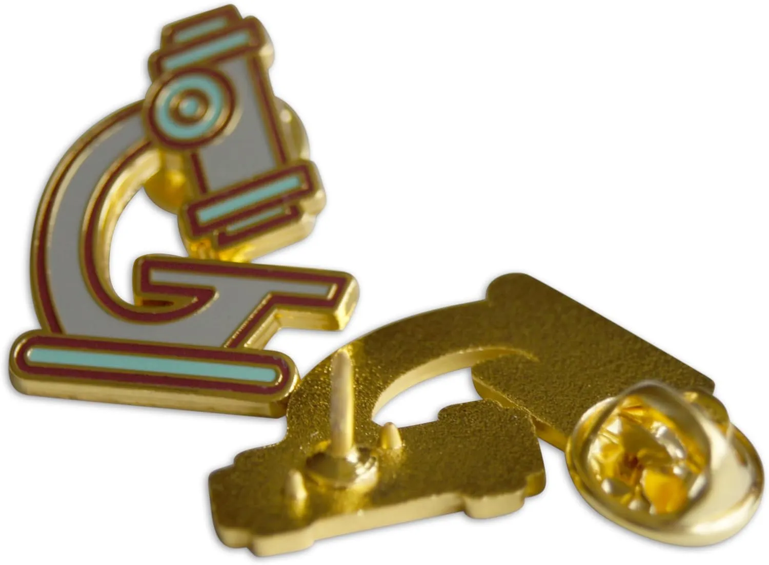 Novel Merk Science & Chemistry Icons Lapel Pin, Hat Pin & Tie Tack Set with Clutch Back
