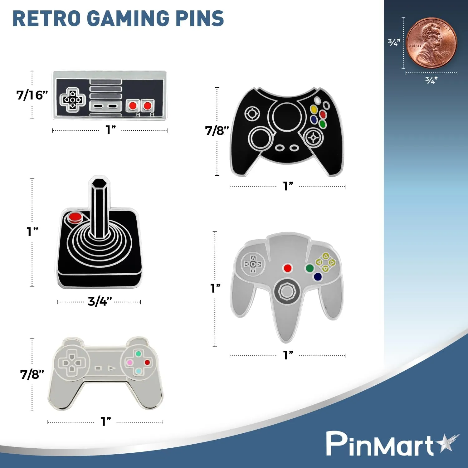 PinMart Gaming Enamel Lapel Pin