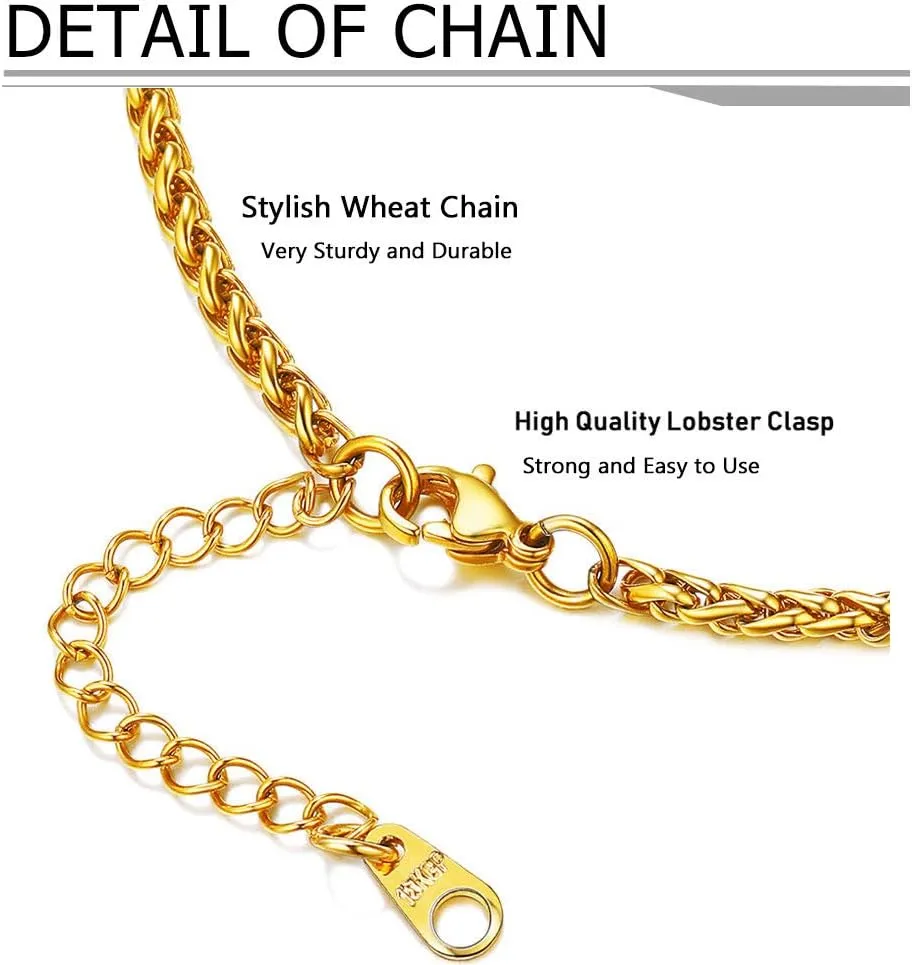 PROSTEEL 316L Stainless Steel Celtic Knot Triquetra Necklace, Irish Christian Cross Pendant Necklace for Men Women, Protection Amulet Jewelry, 22"-24" Adjustable, Come with Box