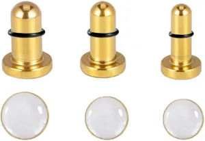 Shell Opal Ear Gauges Stretching Kit Ear Expander Plugs Short Taper Expander Solid Tunnels Body Piercing Jewelry Set