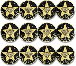 SHOP AWARDS AND GIFTS Star Performer Lapel Pins for Students, Appreciation, Reward, School, Employee Recognition, Bulk Pack of 12, Poly Bagged, 3/4 Inch