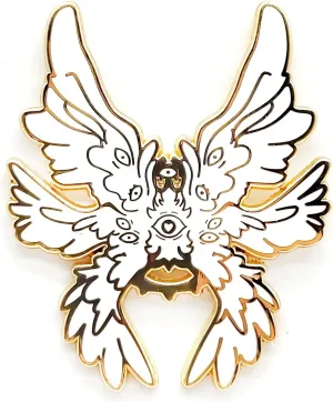 Six-winged Angel Badge Pin - Theme Series - Enamel Lapel Pin - Plated Badge for Clothing, Bags, and Lanyards