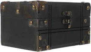 SOIMISS Wooden Jewelry Storage Box Wooden Jewelry Chest Trinket Box Keepsakes Chest Vintage Storage Box For Photos