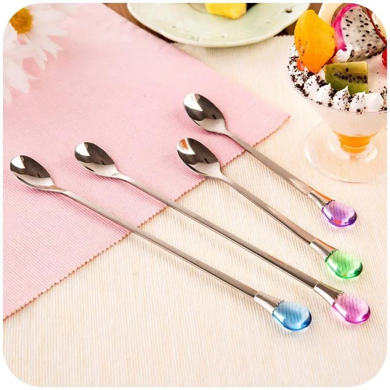 Stainless Steel Ice Cream Spoon 4 pcs Set