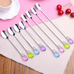Stainless Steel Ice Cream Spoon 4 pcs Set