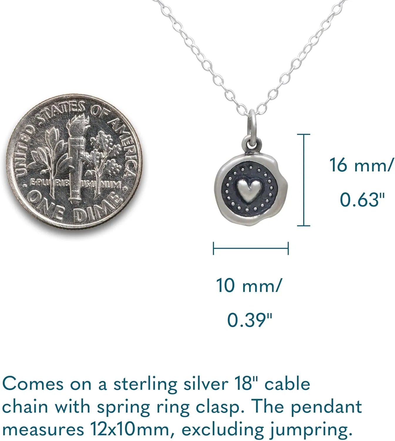 Sterling Silver Necklace - Recycled Sterling Silver Jewelry For Women, Dainty Jewelry for Women, 925 Sterling Silver Necklace For Women