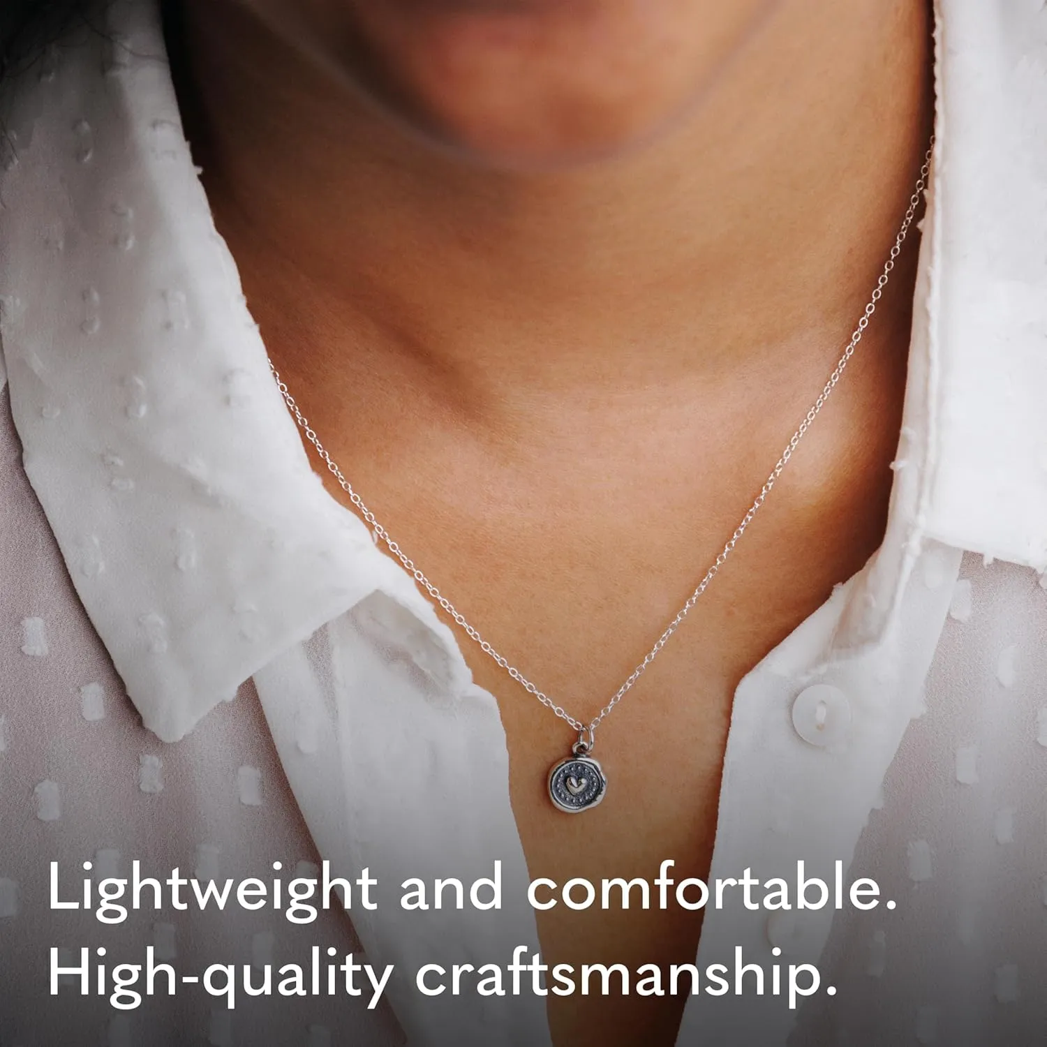 Sterling Silver Necklace - Recycled Sterling Silver Jewelry For Women, Dainty Jewelry for Women, 925 Sterling Silver Necklace For Women