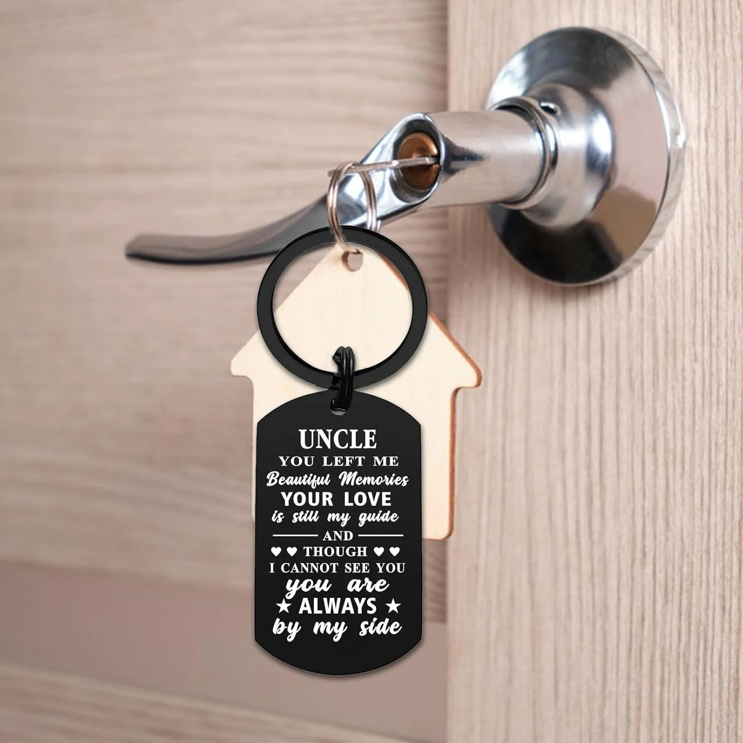 Sympathy Gifts for Loss of Dad Mom Grandpa Grandma Aunt Uncle Brother Sister Dog - Memorial Keychain Gift