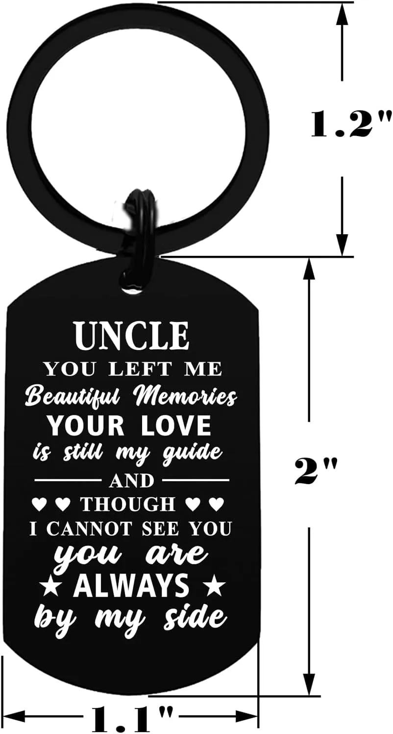 Sympathy Gifts for Loss of Dad Mom Grandpa Grandma Aunt Uncle Brother Sister Dog - Memorial Keychain Gift