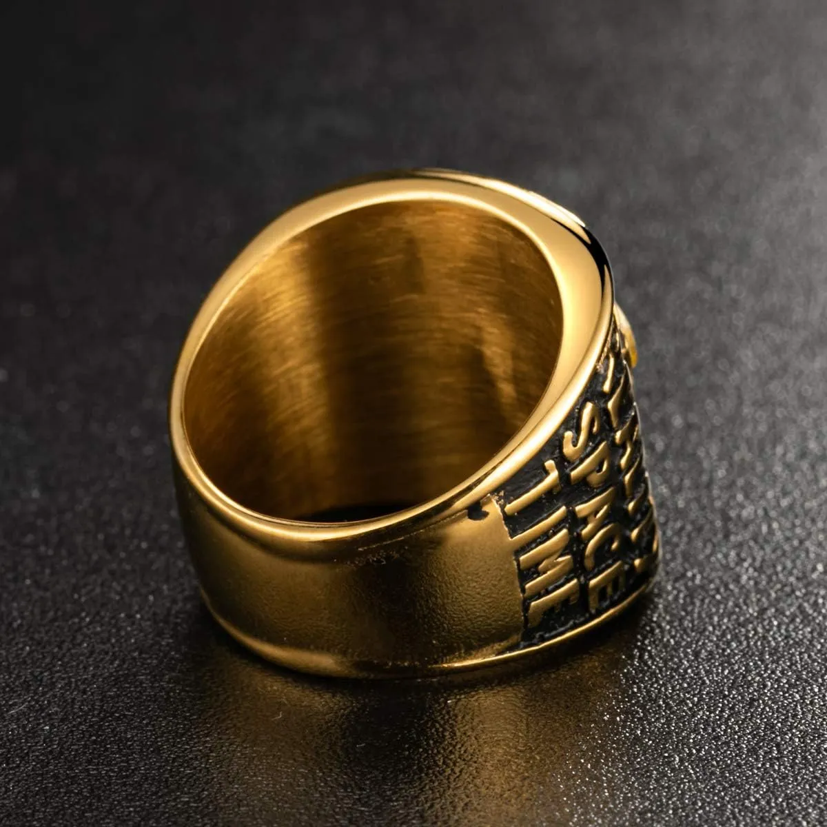Thanos Ring Stainless Steel Infinite Power Gauntlet Ring for Men, Customize Available