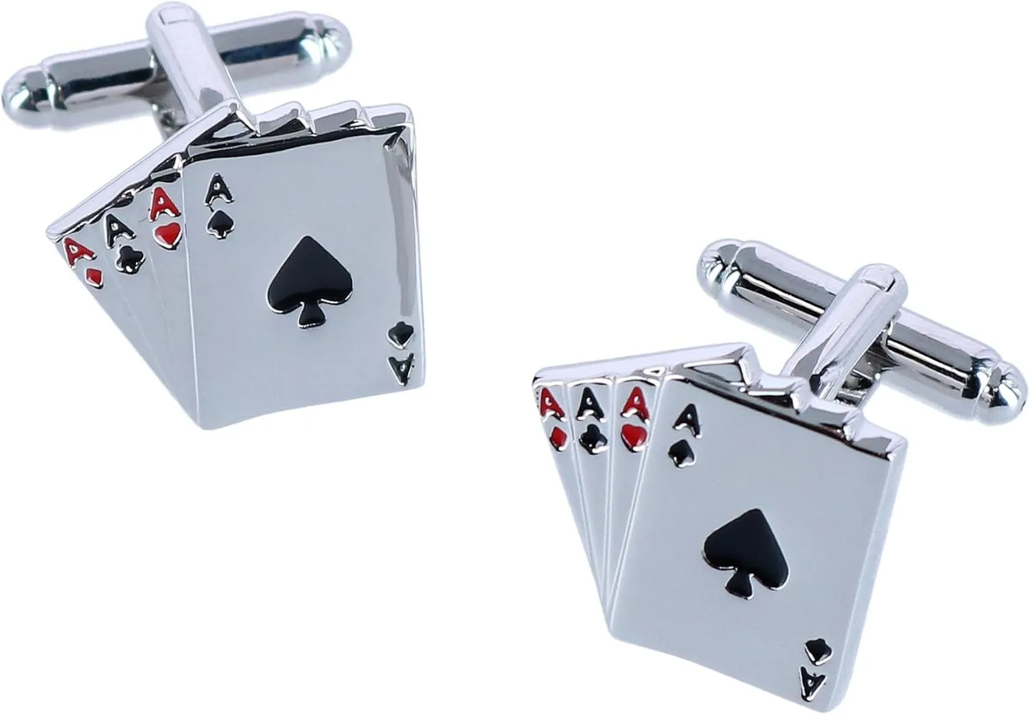 Trafalgar Men's Four Of A Kind Novelty Card Game Cufflinks (1 Pair)