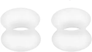 Tunnel Plug Silicone, Tunnels and Plugs for Women Colorful Hoop Tunnel Plug Set Multiple Sizes, 2PCS