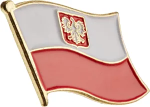 US Flag Store Poland with Eagle Lapel Pin Small